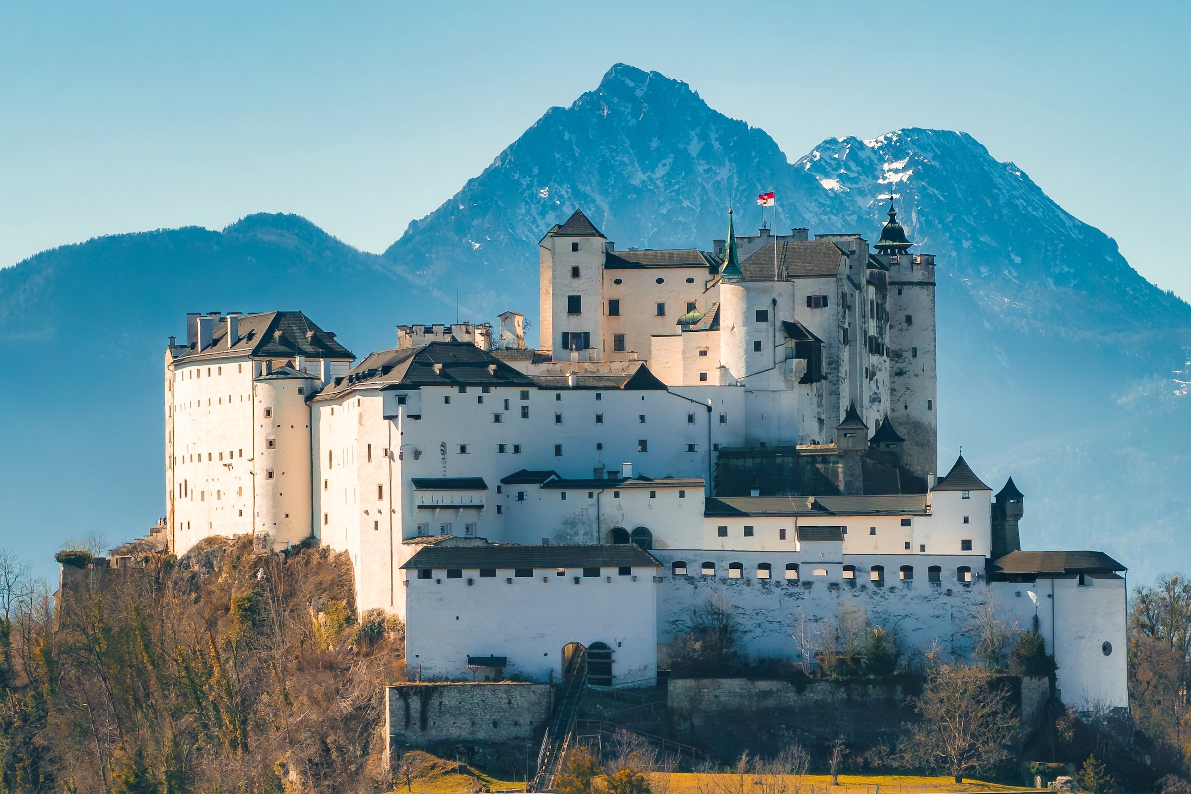 Festung Hohensalzburg über der Altstadt