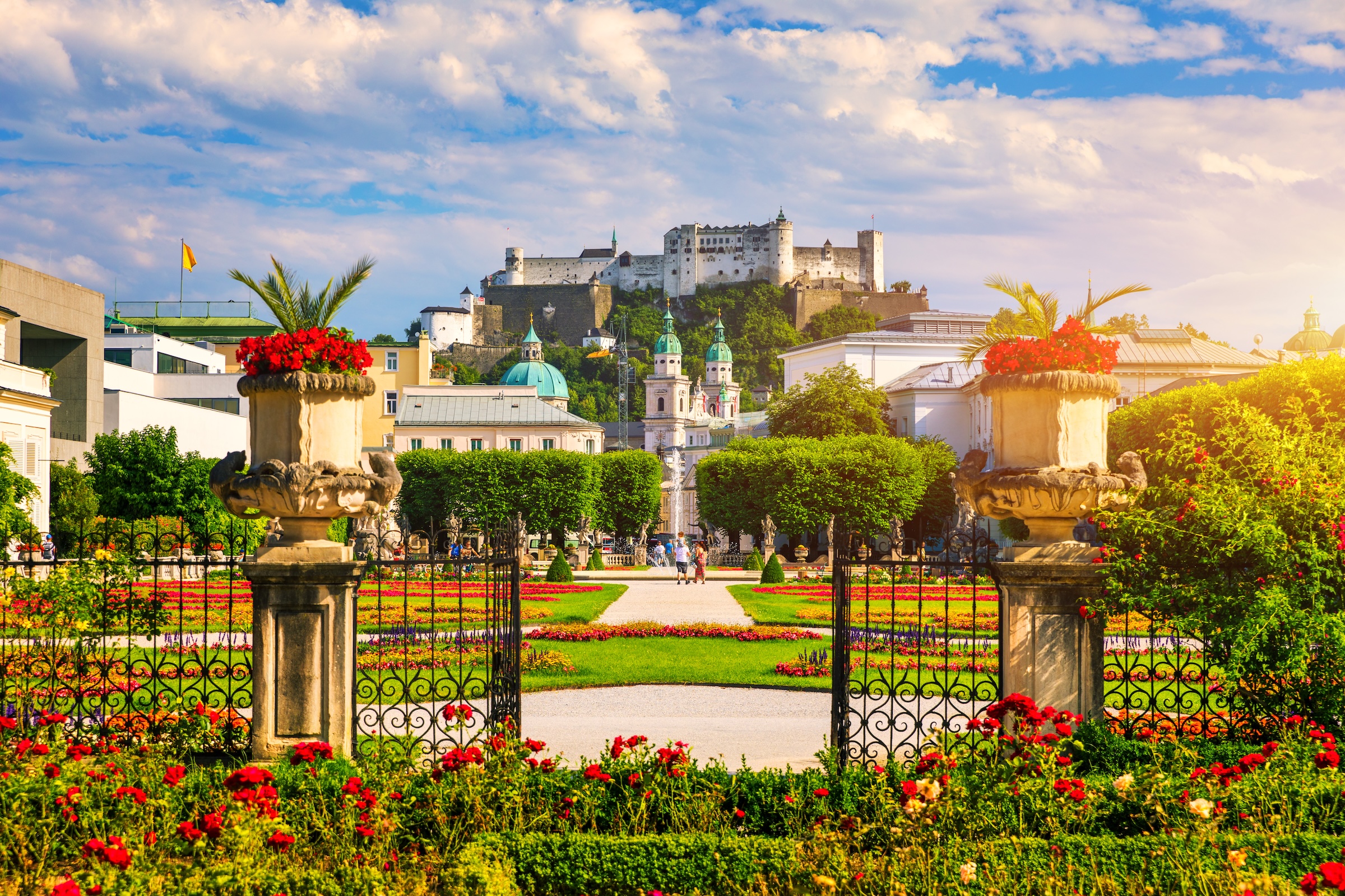 Schloss Mirabell mit dem Mirabellgarten